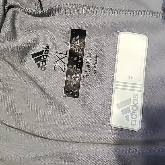 Adidas Gray Athletic Shorts 2XL - Picture 4 of 5